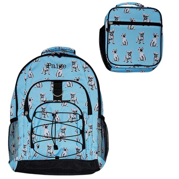 Pottery Barn Gear-Up Frenchies Backpack and matching lunch box - Picture 1 of 11